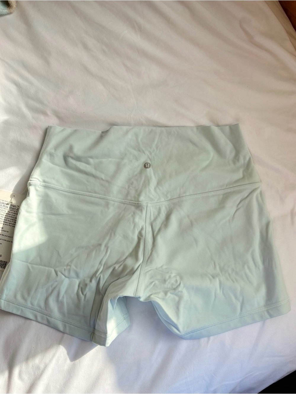 lululemon athletica Light Mint High-Rise Bike Shorts - Picture 2 of 4